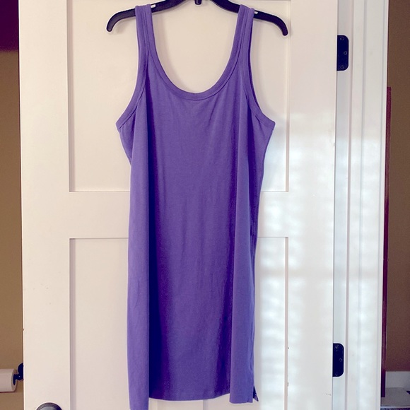 Lululemon Classic Fit Cotton Blend Scoop Neck dress. Size 10 - Picture 1 of 3